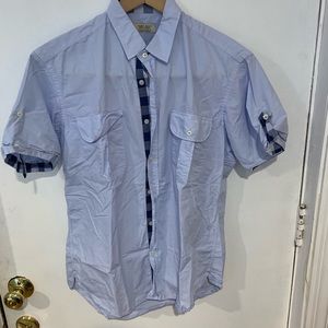 Zara, casual short sleeve button down